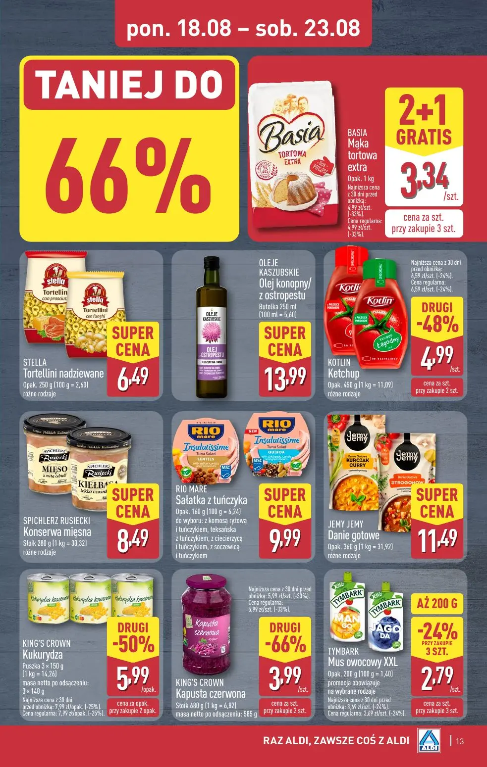 gazetka promocyjna ALDI Raz ALDI, zawsze coś z ALDI - Strona 13