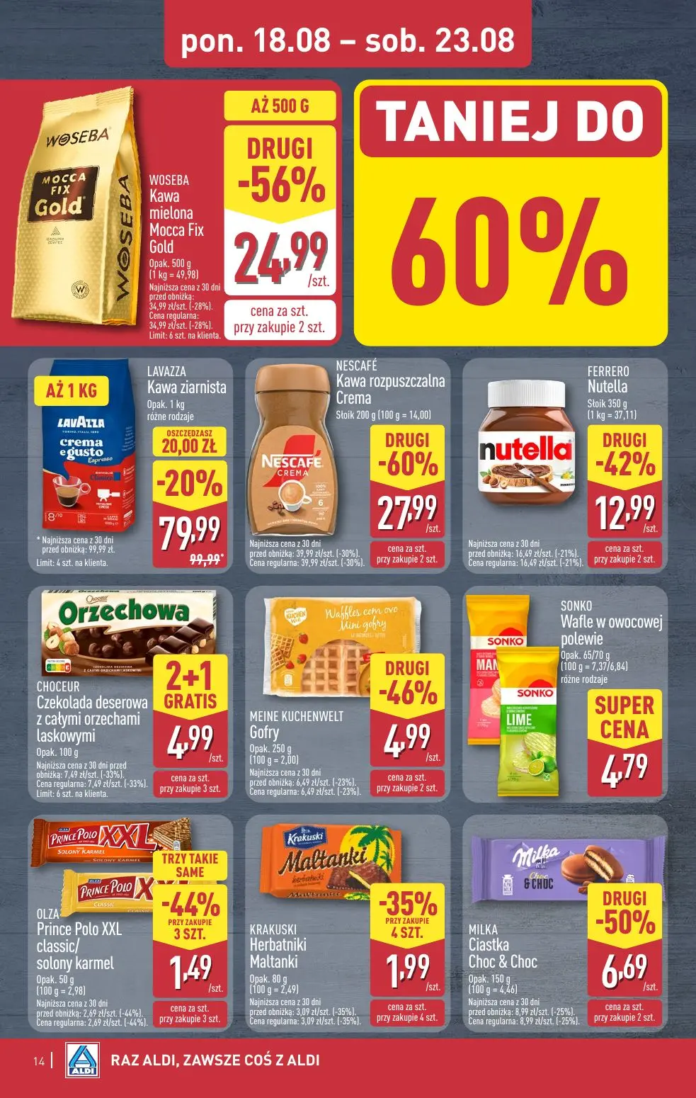 gazetka promocyjna ALDI Raz ALDI, zawsze coś z ALDI - Strona 14