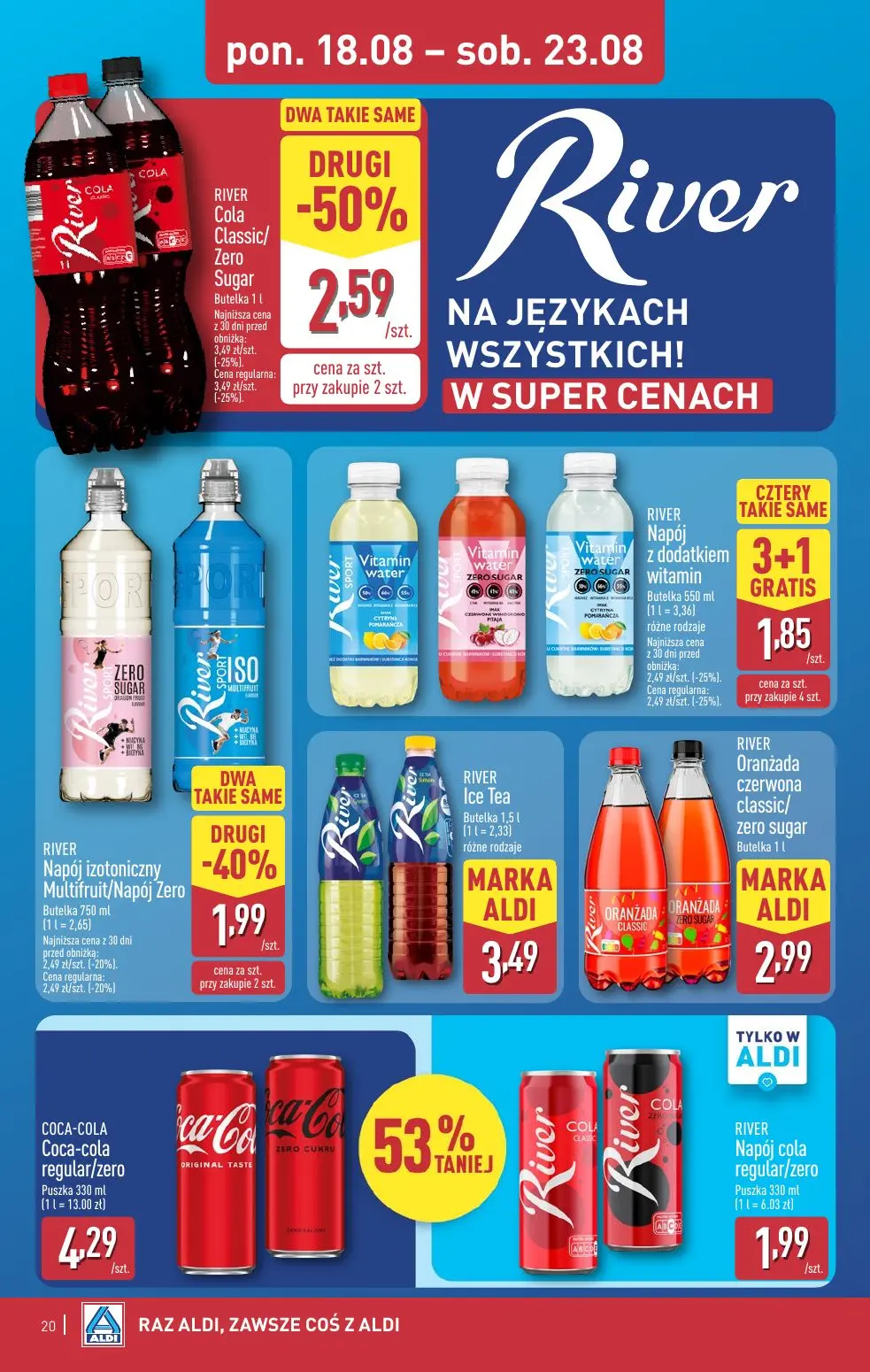 gazetka promocyjna ALDI Raz ALDI, zawsze coś z ALDI - Strona 20