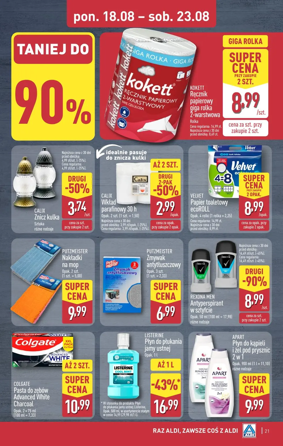 gazetka promocyjna ALDI Raz ALDI, zawsze coś z ALDI - Strona 21