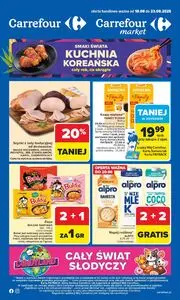Gazetka promocyjna Carrefour Market, ważna od 2025-08-18 do 2025-08-23.