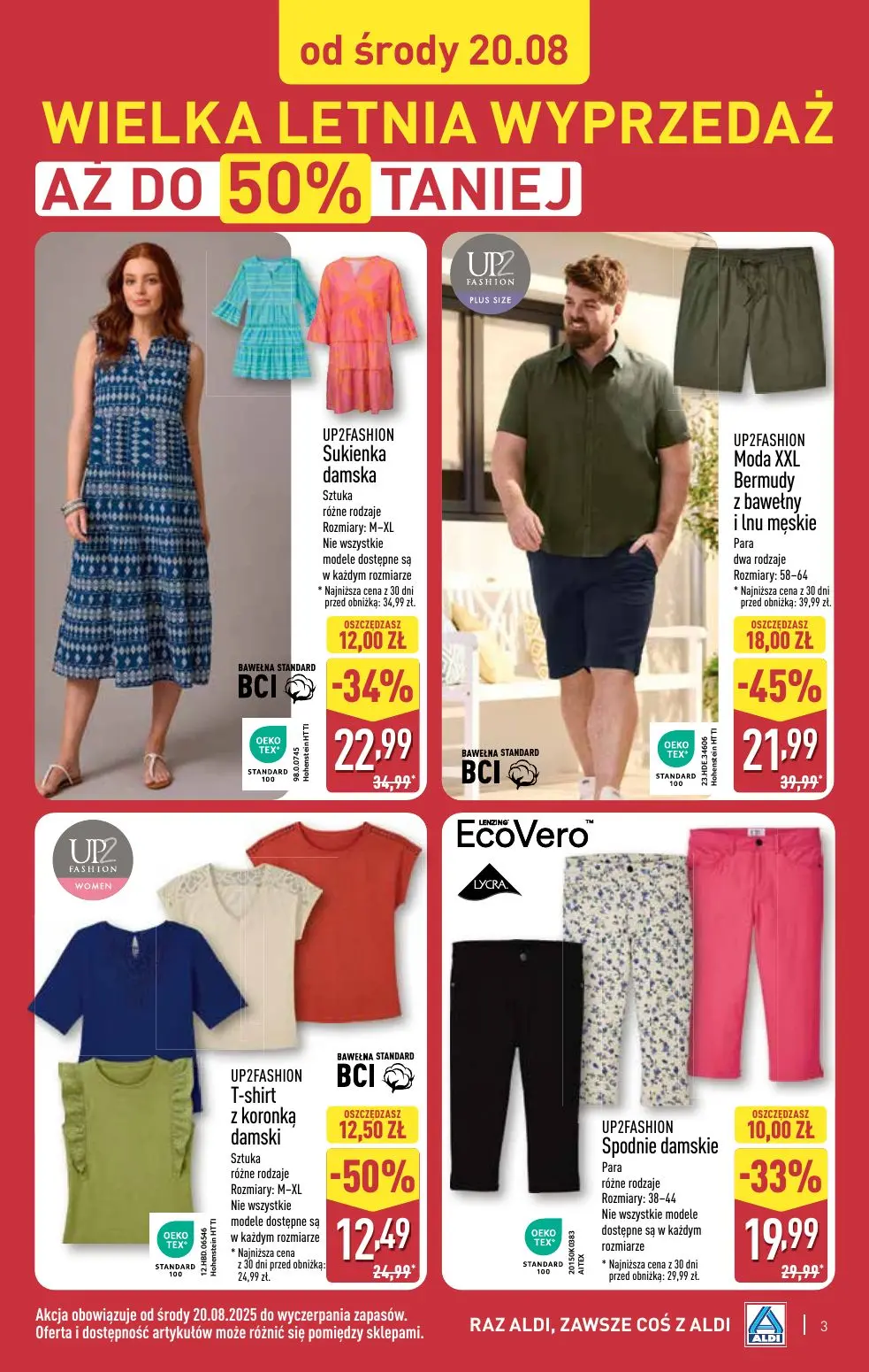 gazetka promocyjna ALDI Letnia wyprzedaż od środy ☀️ - Strona 3