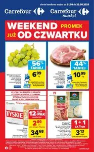 Gazetka promocyjna Carrefour Market, ważna od 2025-08-21 do 2025-08-23.