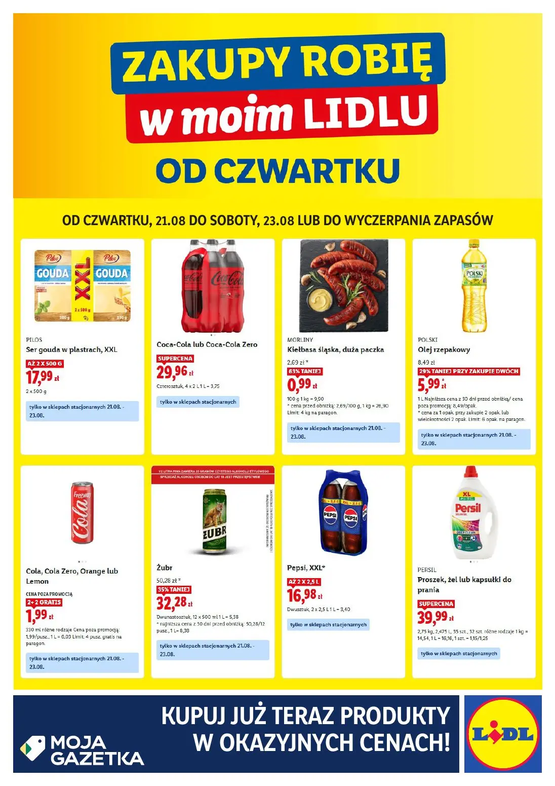 gazetka promocyjna LIDL Zakupy robię w moim Lidlu od czwartku - Strona 1