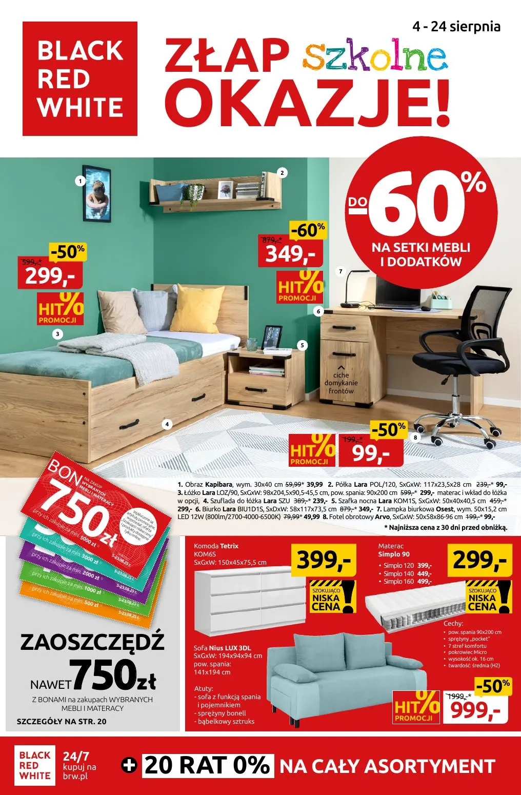 gazetka promocyjna Black Red White Złap szkolne okazje! - Strona 1