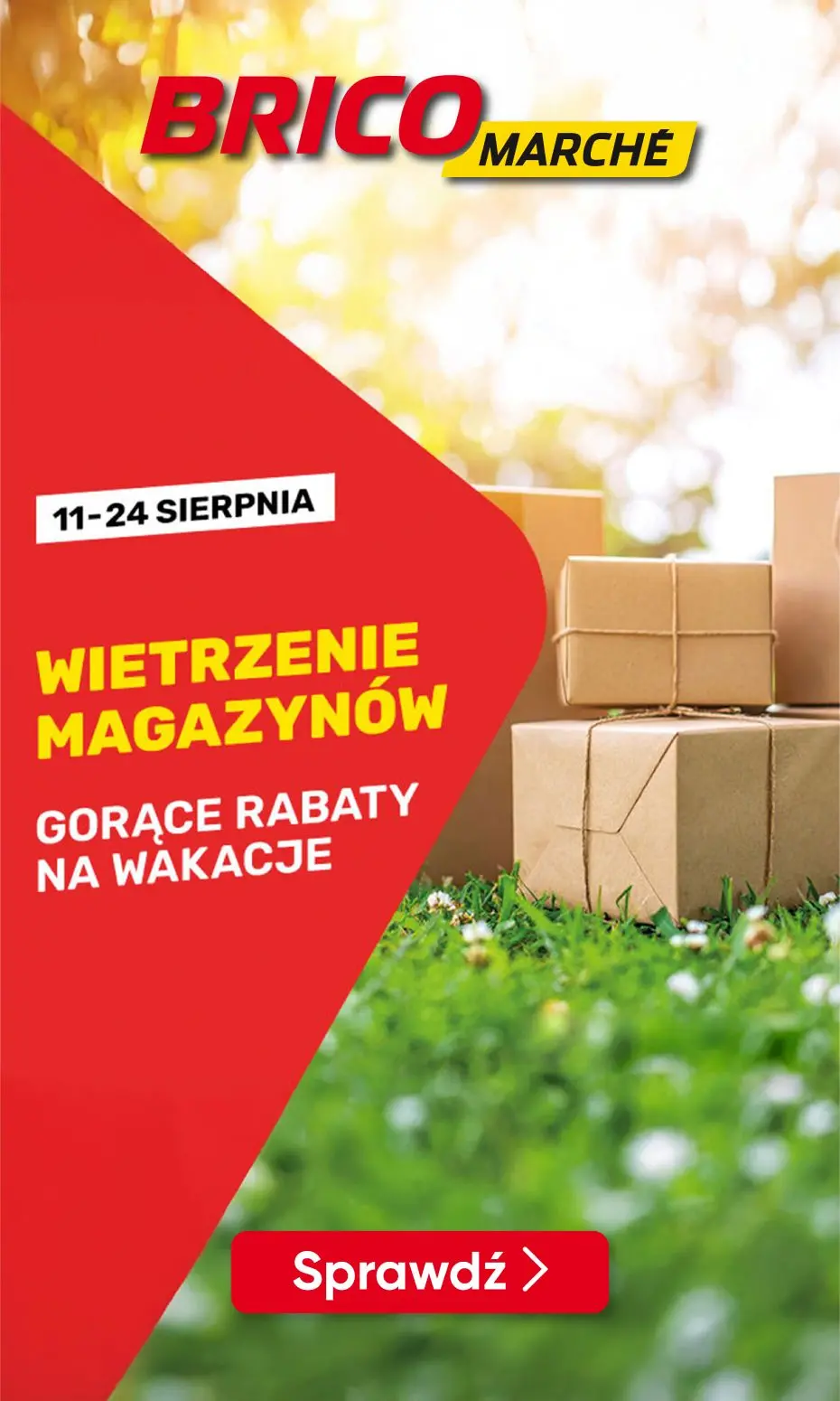 gazetka promocyjna BRICOMARCHE Wietrzenie magazynów!! Gorące RABATY na wakacje! - Strona 1