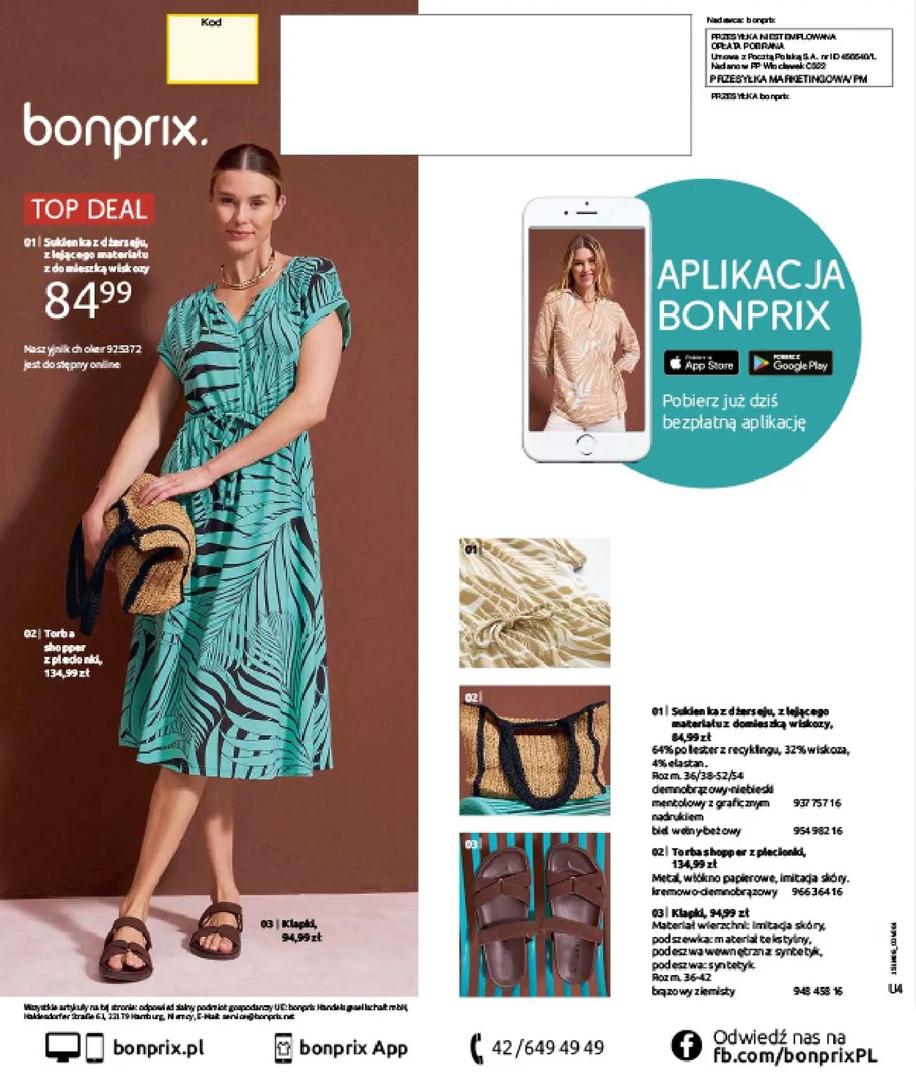 gazetka promocyjna bonprix Nasza rekomendacja na lato - Strona 124
