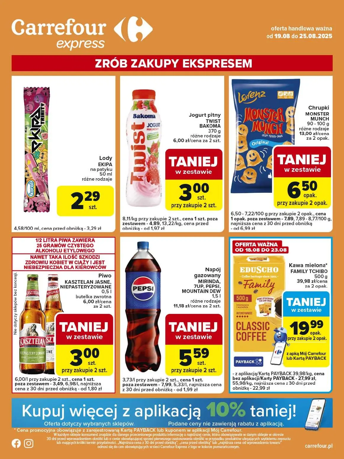 gazetka promocyjna Carrefour Express Zrób zakupy ekspressem - Strona 1
