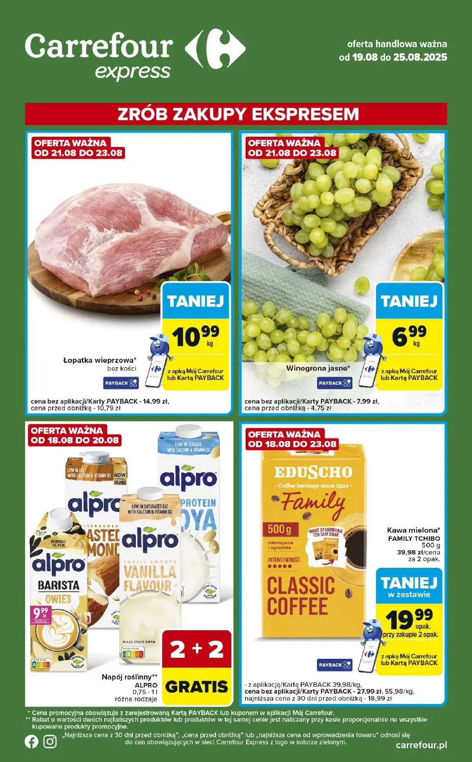 gazetka promocyjna Carrefour Express Zrób zakupy ekspressem - Strona 1