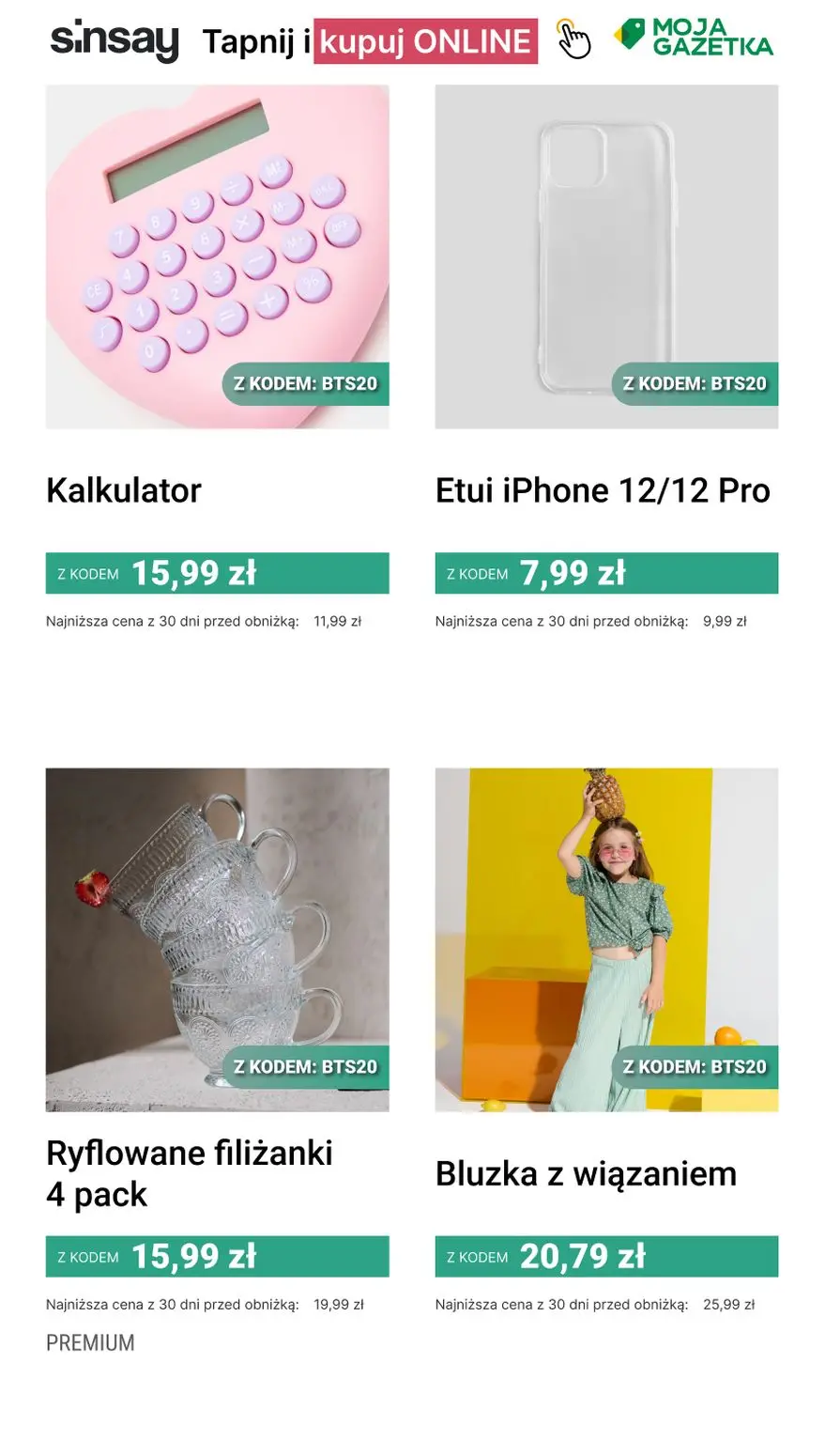 gazetka promocyjna Sinsay 🔔 -20% na CAŁĄ kategorię Szkolna Oferta - Strona 2