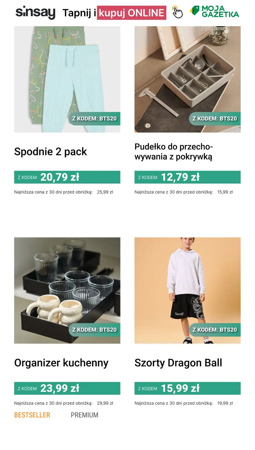 gazetka promocyjna Sinsay 🔔 -20% na CAŁĄ kategorię Szkolna Oferta - Strona 5