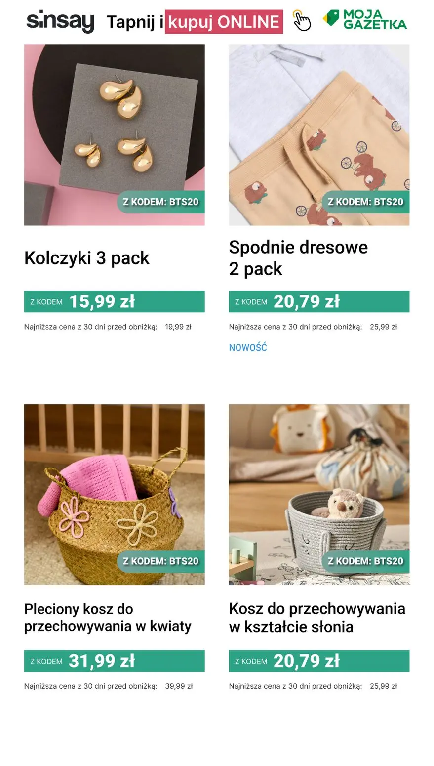 gazetka promocyjna Sinsay 🔔 -20% na CAŁĄ kategorię Szkolna Oferta - Strona 6