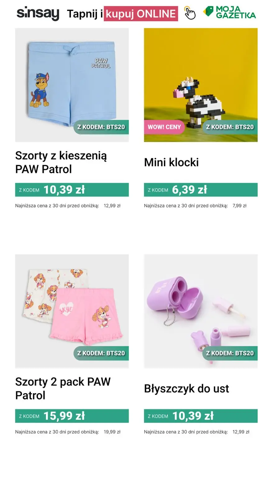 gazetka promocyjna Sinsay 🔔 -20% na CAŁĄ kategorię Szkolna Oferta - Strona 11