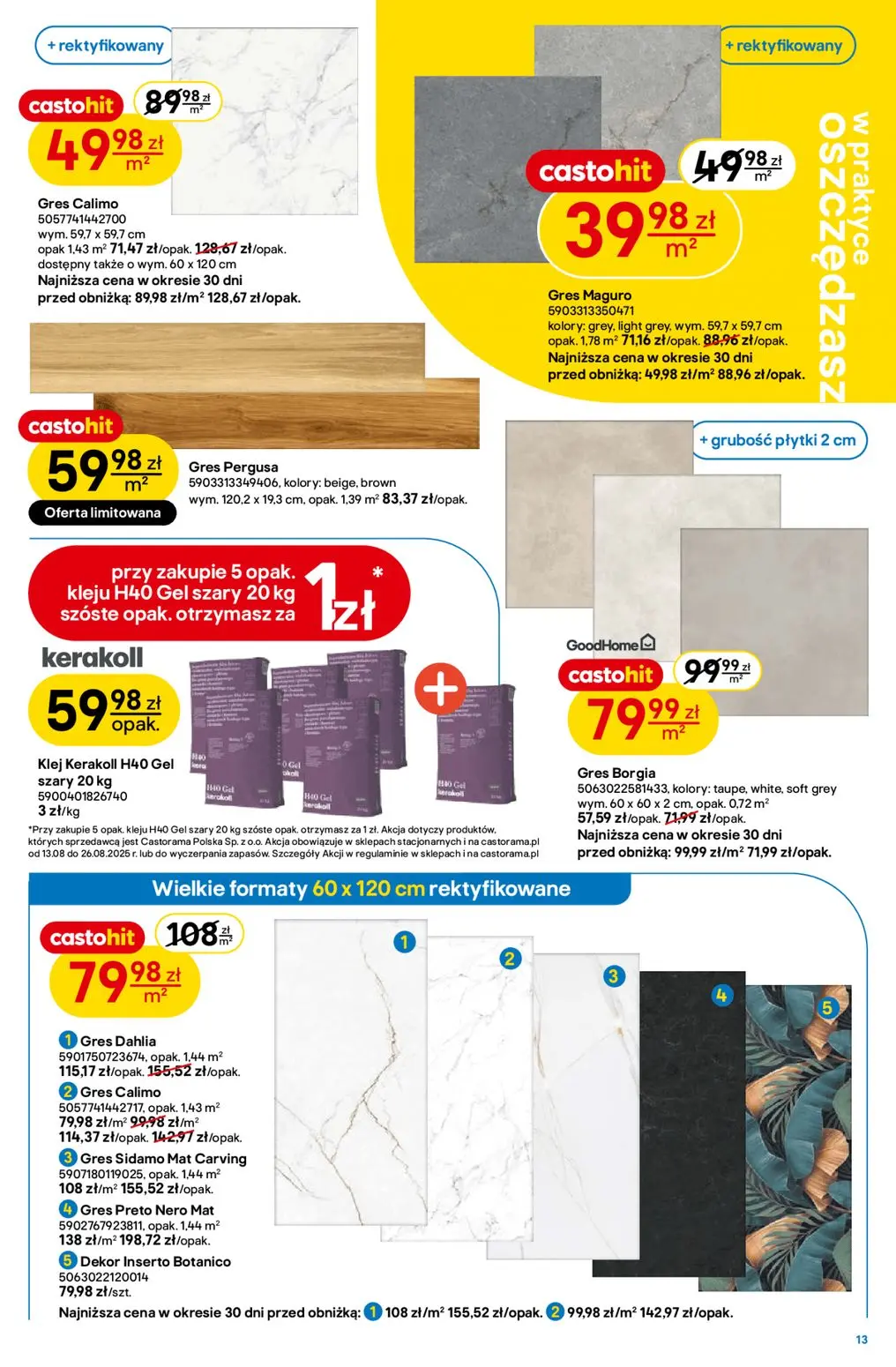 gazetka promocyjna castorama Oszczędny dom - Strona 13