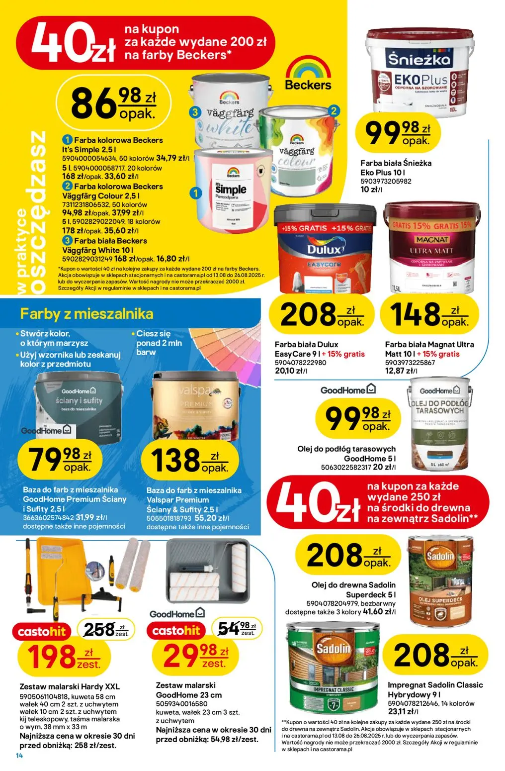 gazetka promocyjna castorama Oszczędny dom - Strona 14