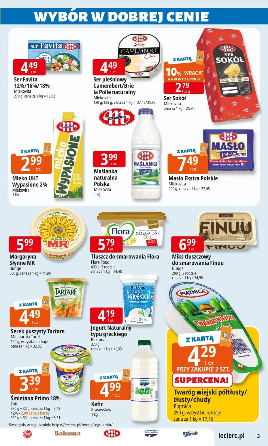 gazetka promocyjna E.Leclerc Wybór w dobrej cenie - Strona 3