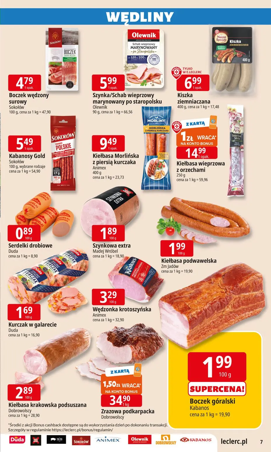 gazetka promocyjna E.Leclerc Wybór w dobrej cenie - Strona 7