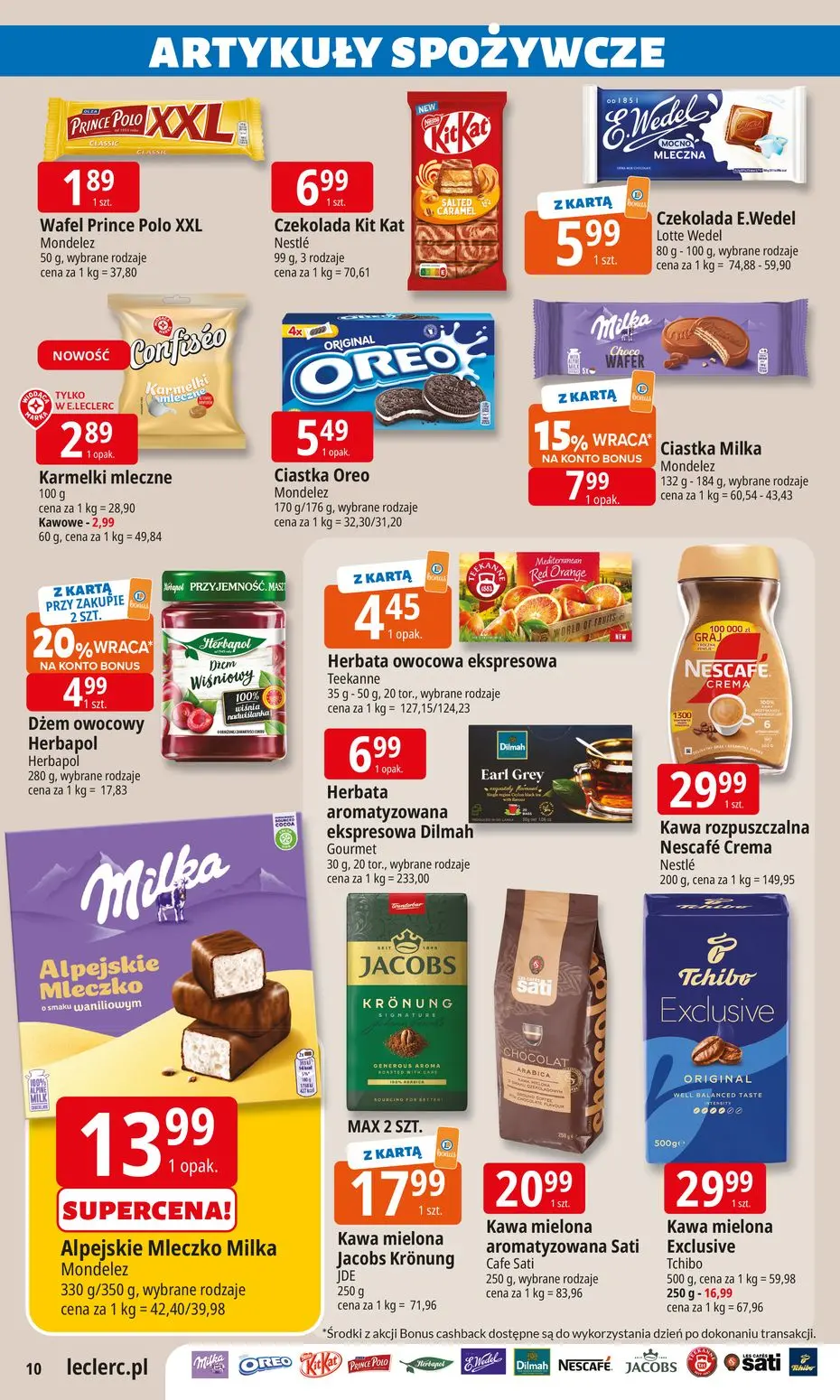 gazetka promocyjna E.Leclerc Wybór w dobrej cenie - Strona 10
