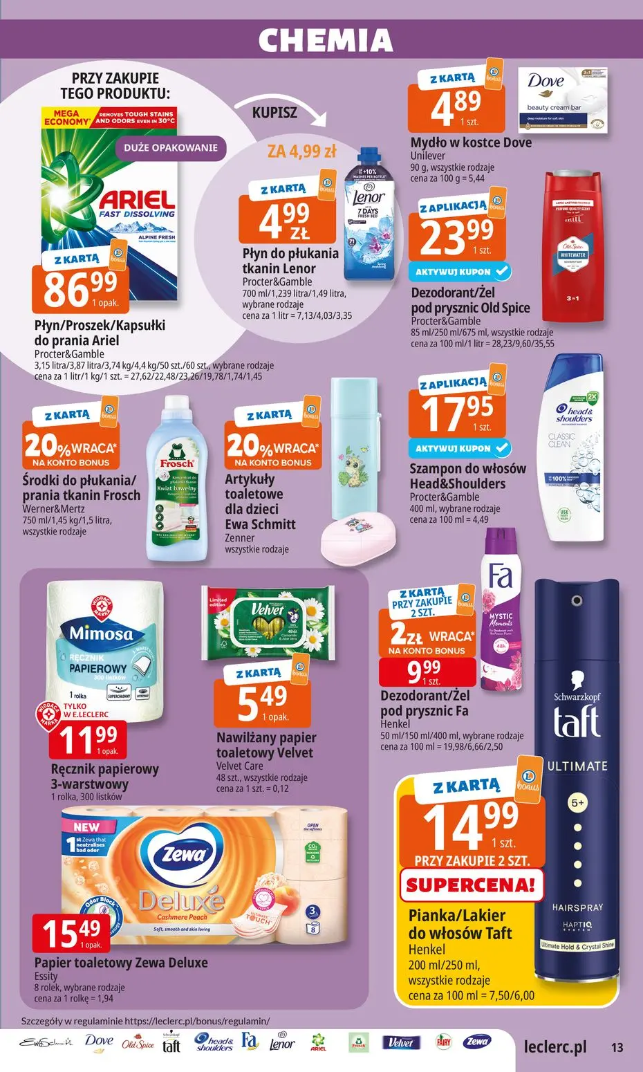 gazetka promocyjna E.Leclerc Wybór w dobrej cenie - Strona 13
