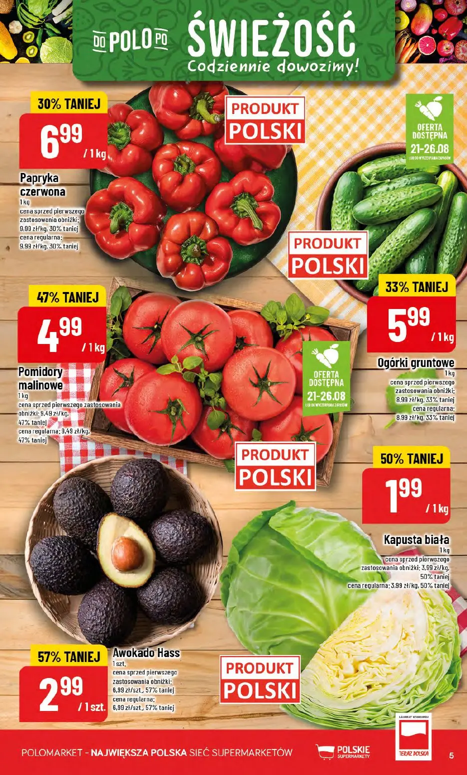 gazetka promocyjna POLOmarket Do POLO po świeżość - Strona 5