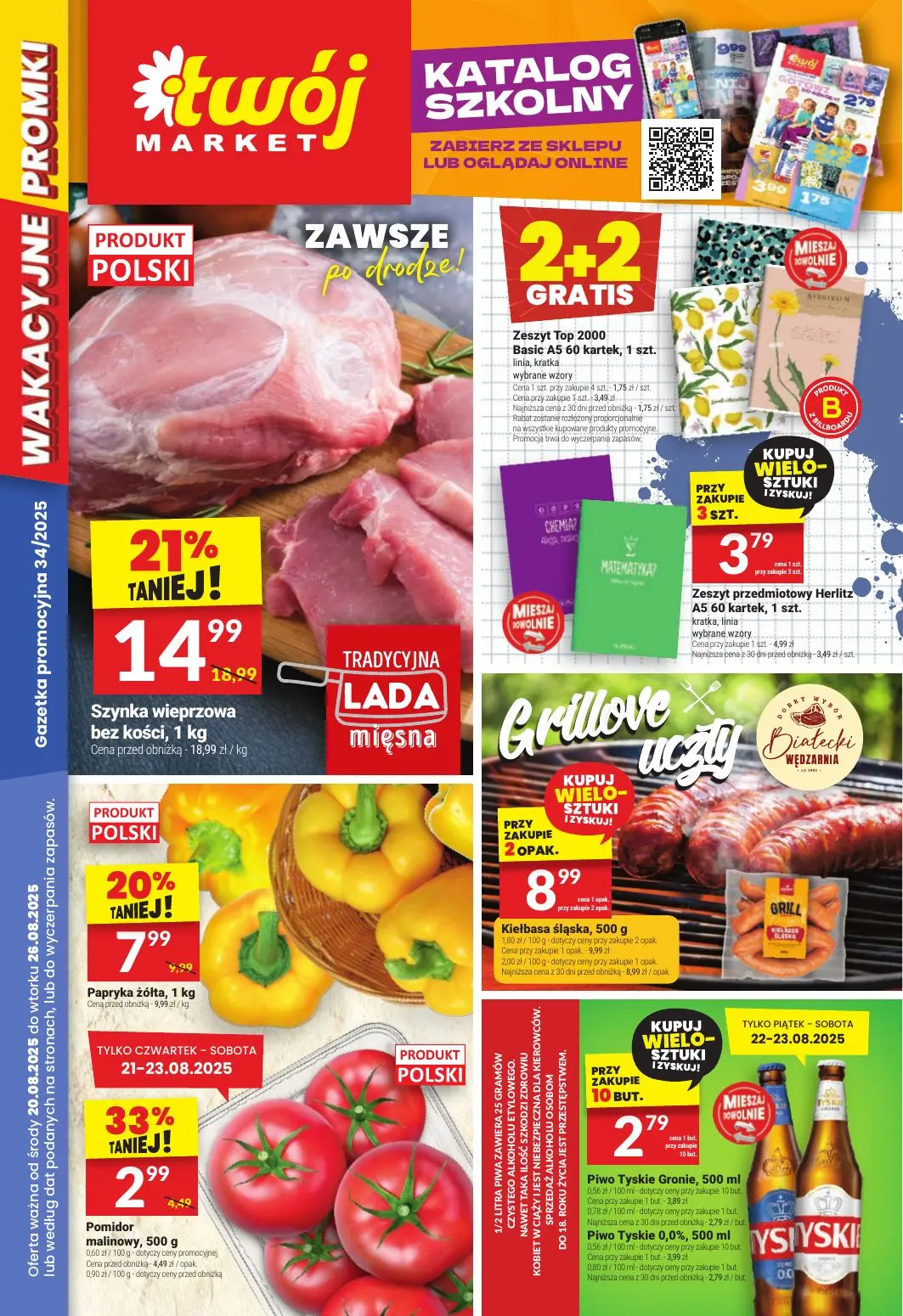 gazetka promocyjna Twój Market Wakacyjne promki - Strona 1