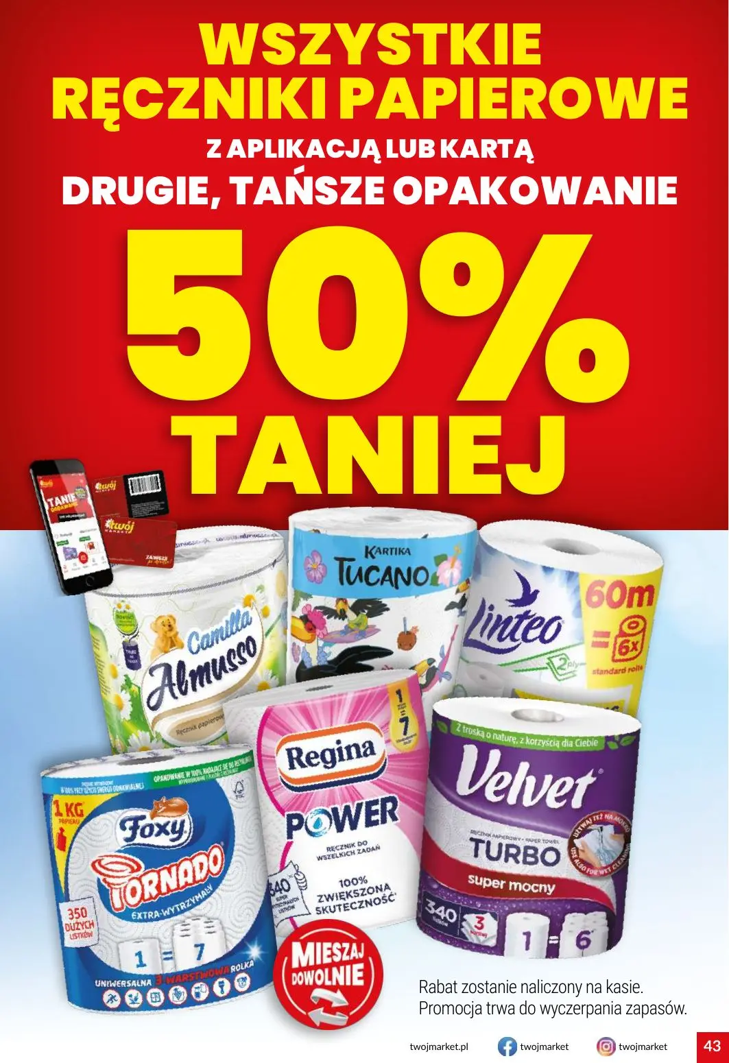 gazetka promocyjna Twój Market Wakacyjne promki - Strona 43