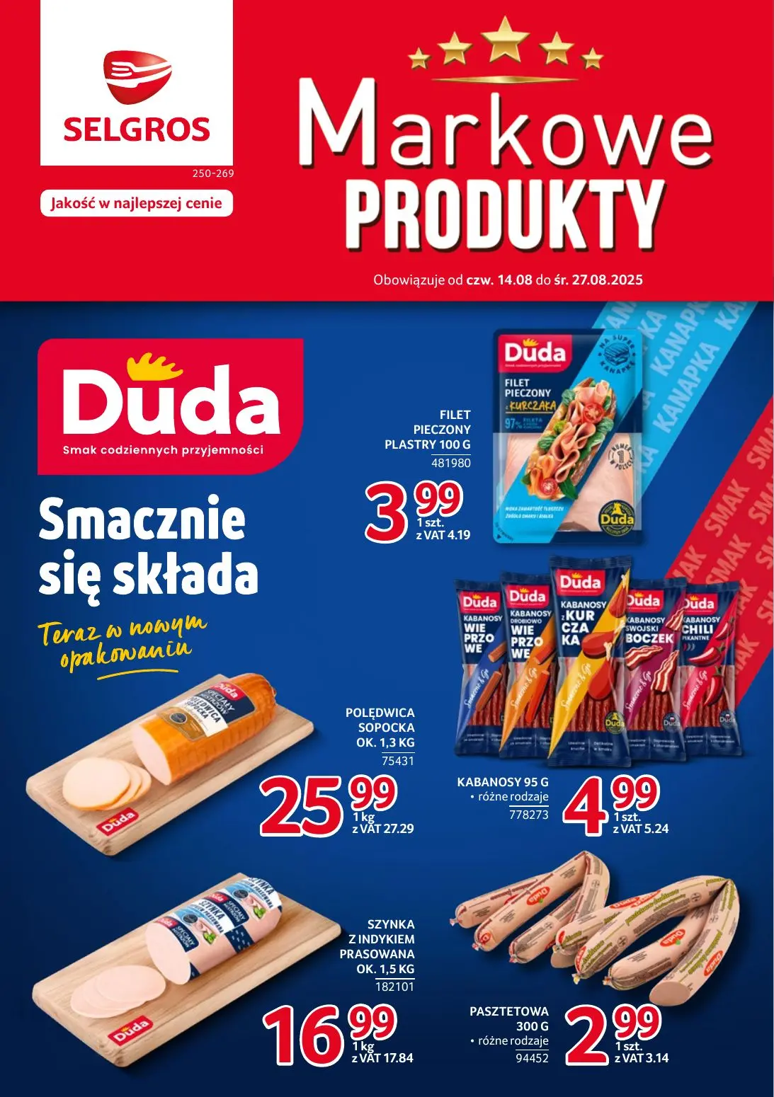 gazetka promocyjna SELGROS Markowe produkty - Strona 1