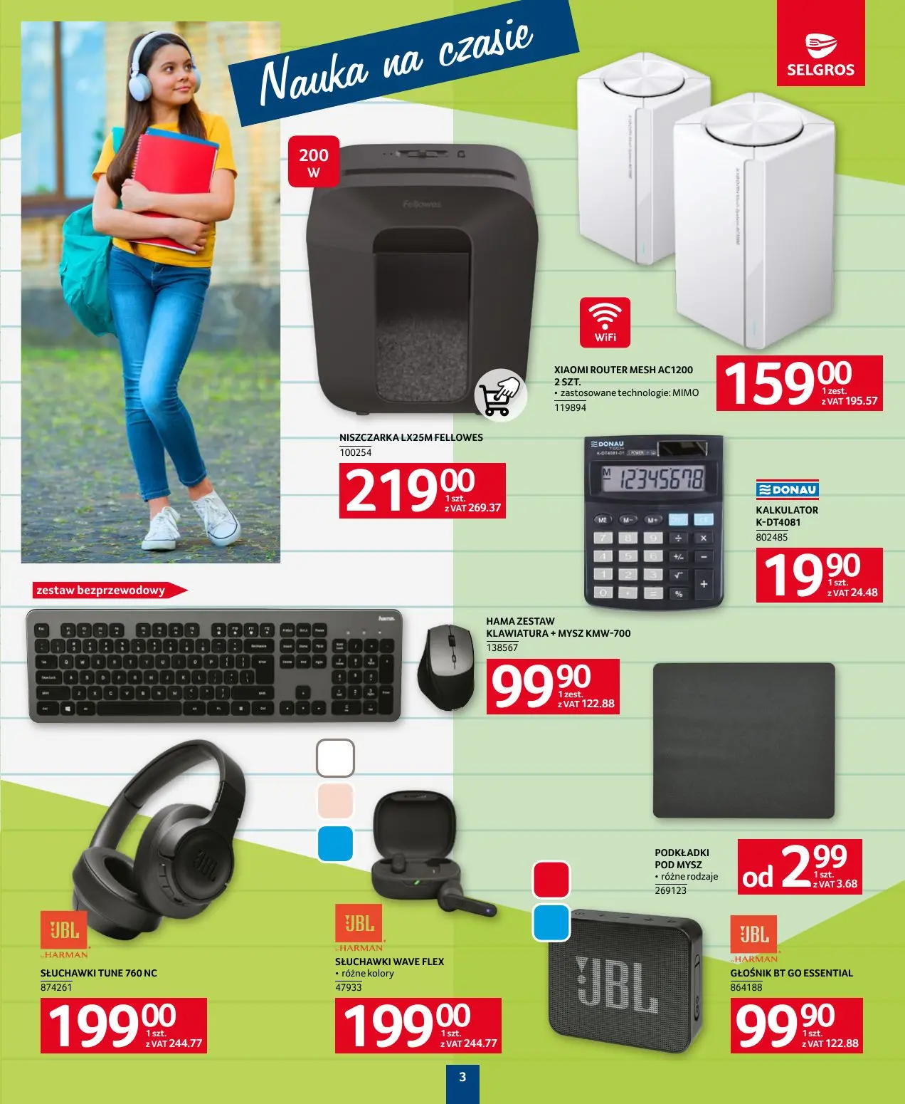 gazetka promocyjna SELGROS Katalog szkoła - Strona 3