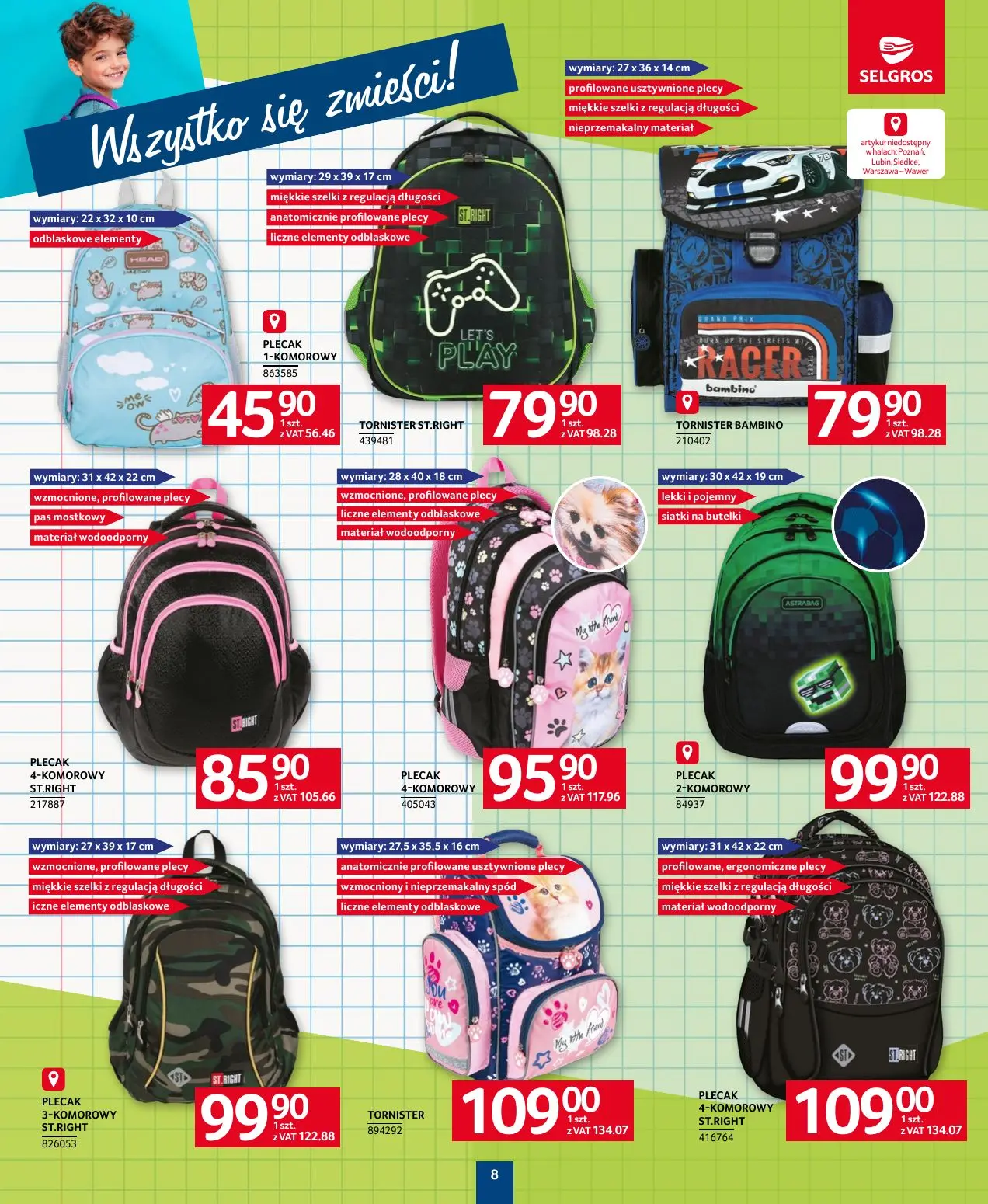 gazetka promocyjna SELGROS Katalog szkoła - Strona 8