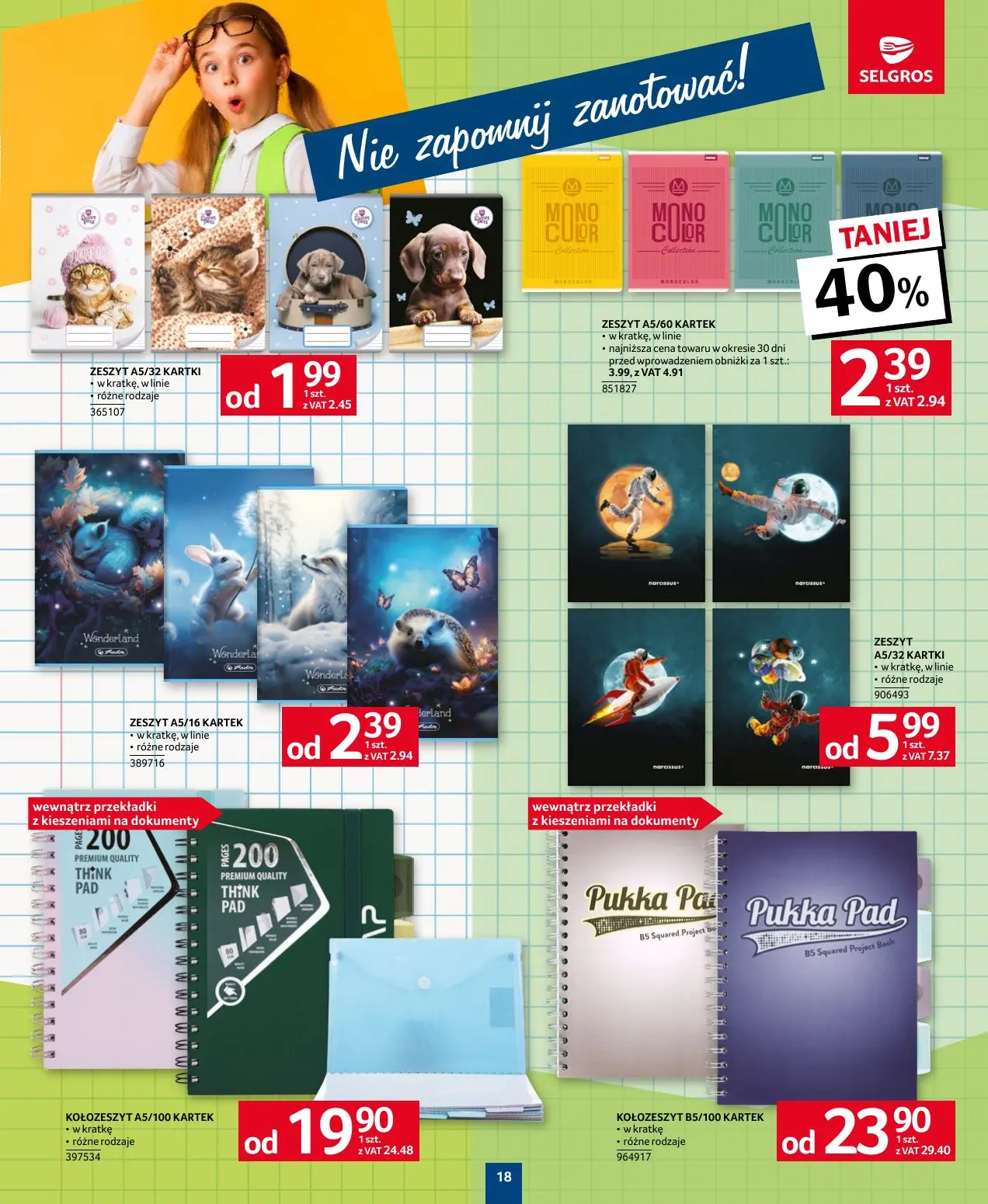gazetka promocyjna SELGROS Katalog szkoła - Strona 18