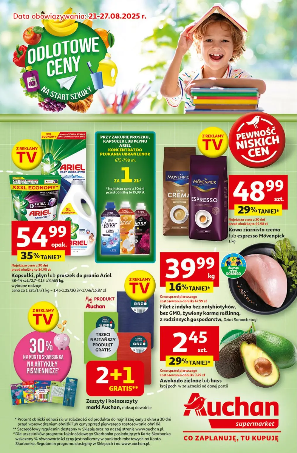 gazetka promocyjna Auchan Supermarket Odlotowe ceny - Strona 1
