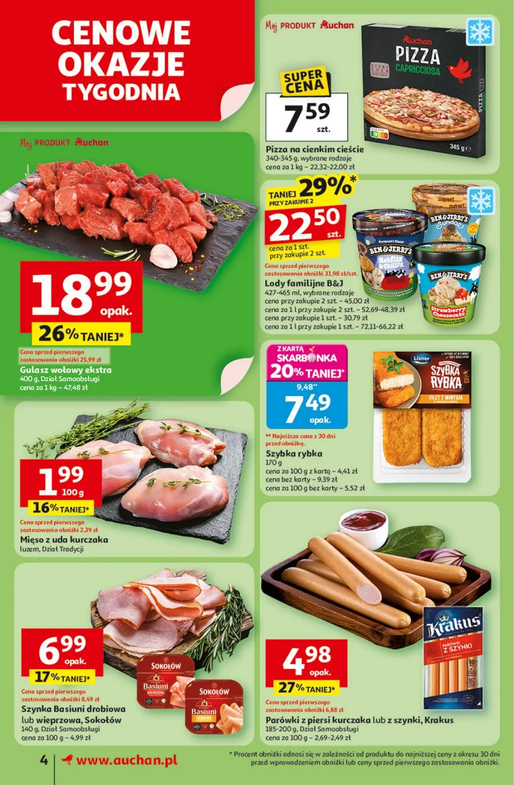 gazetka promocyjna Auchan Supermarket Odlotowe ceny - Strona 4