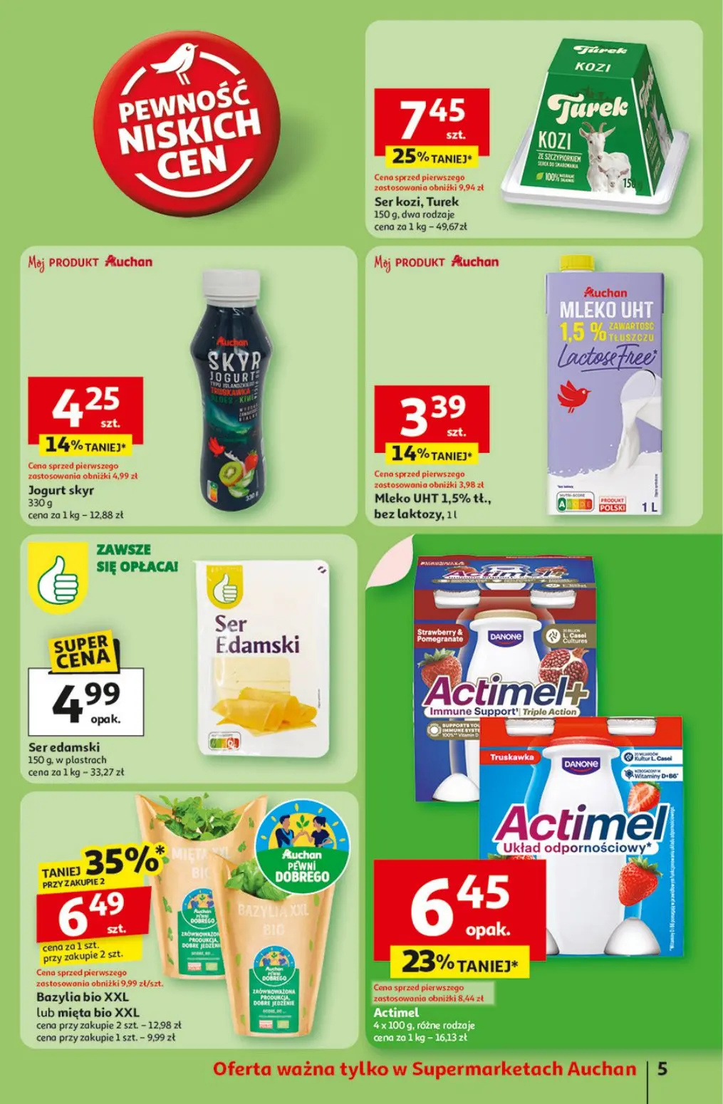 gazetka promocyjna Auchan Supermarket Odlotowe ceny - Strona 5