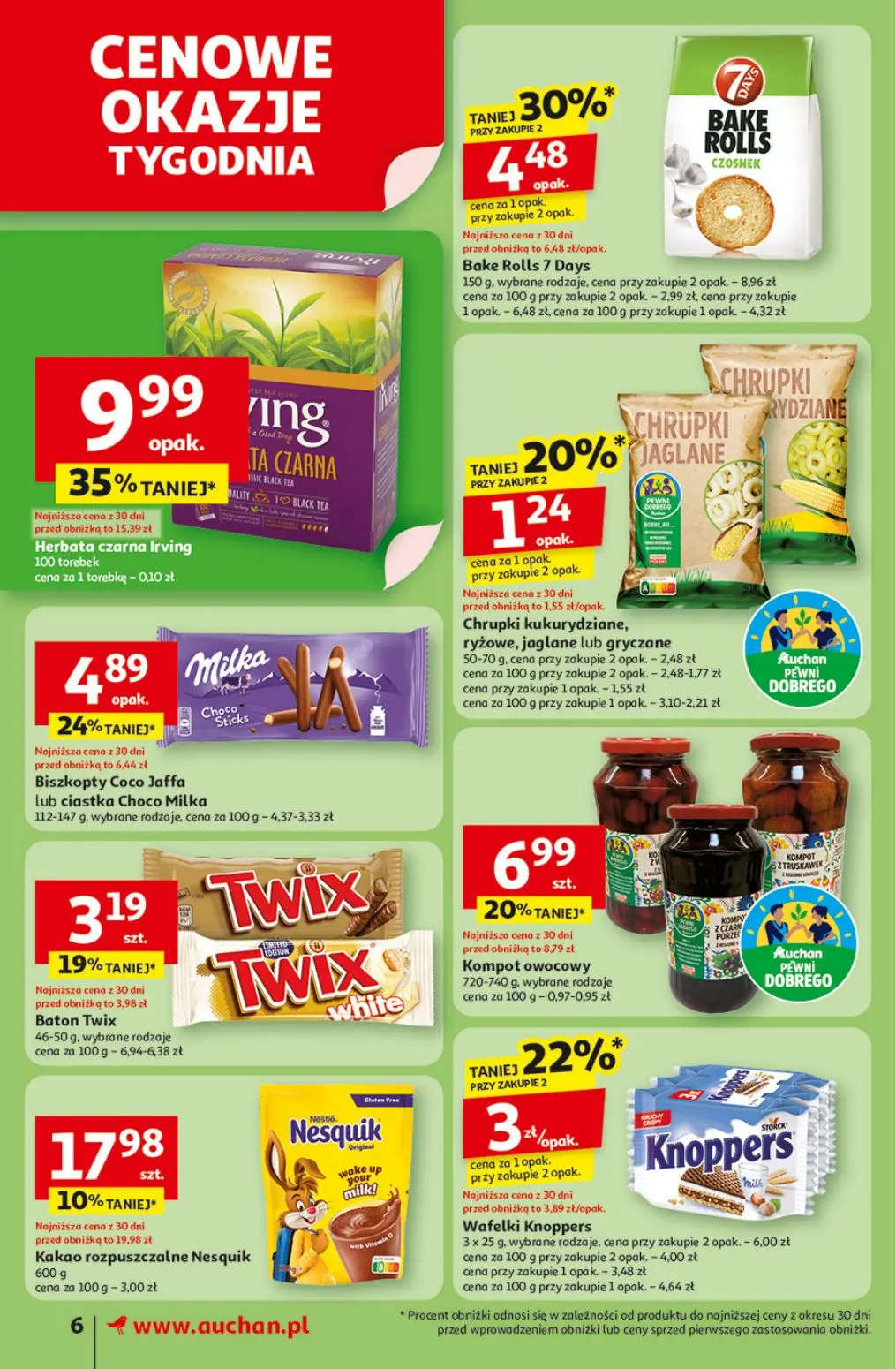 gazetka promocyjna Auchan Supermarket Odlotowe ceny - Strona 6