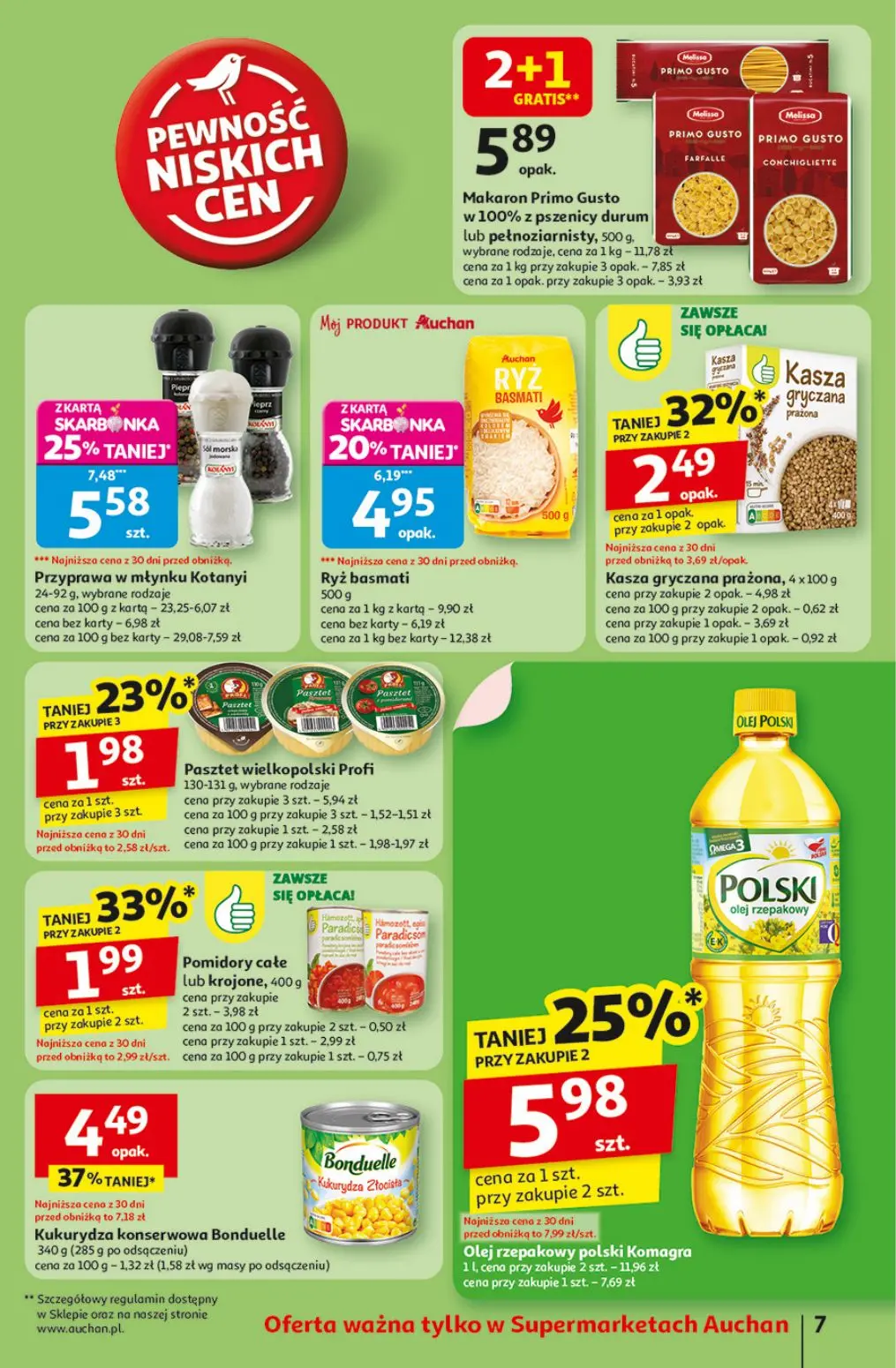 gazetka promocyjna Auchan Supermarket Odlotowe ceny - Strona 7