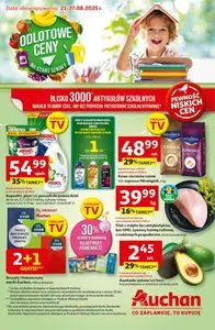 Gazetka promocyjna Auchan, ważna od 2025-08-21 do 2025-08-27.