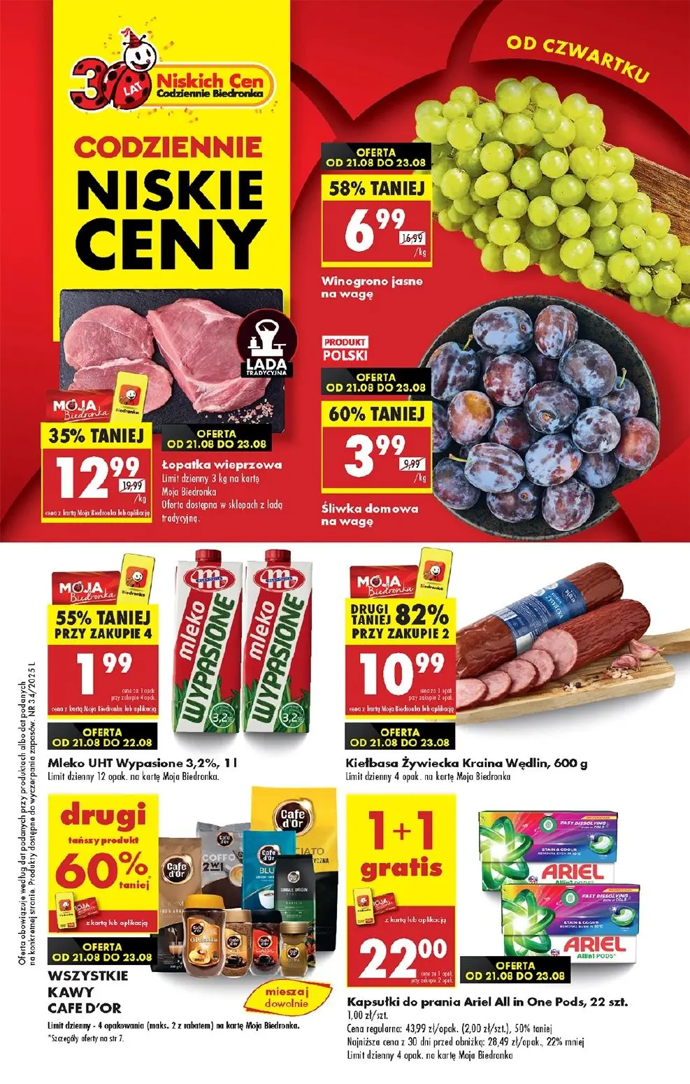 gazetka promocyjna Biedronka Lada tradycyjna. Od czwartku - Strona 1