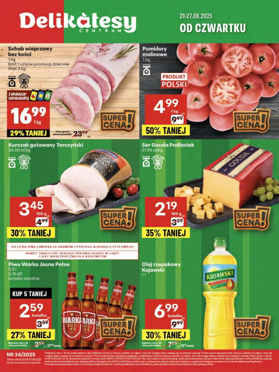gazetka promocyjna Delikatesy Centrum Od czwartku - Strona 1