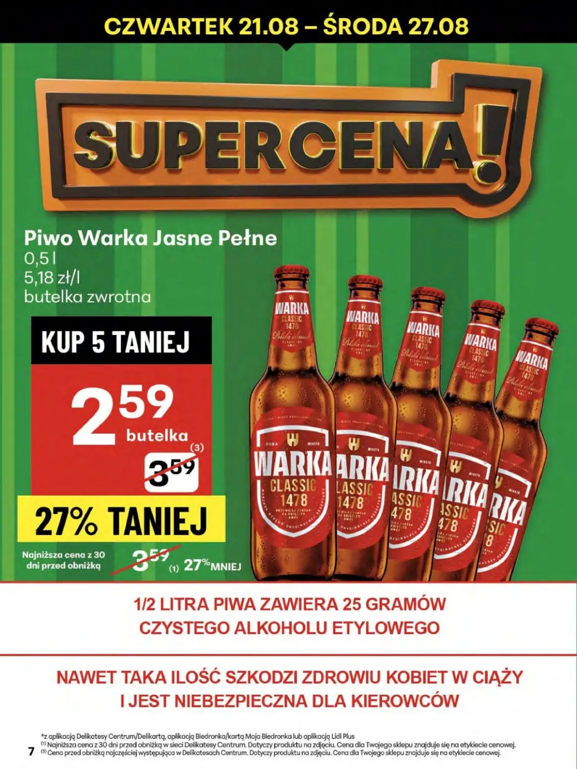 gazetka promocyjna Delikatesy Centrum Od czwartku - Strona 7