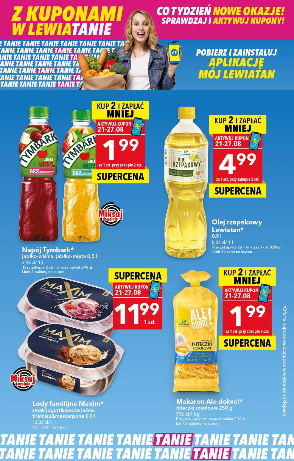 gazetka promocyjna LEWIATAN Z kuponami w Lewiatanie - Strona 1