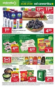 Gazetka promocyjna Stokrotka Market, ważna od 2025-08-21 do 2025-08-27.