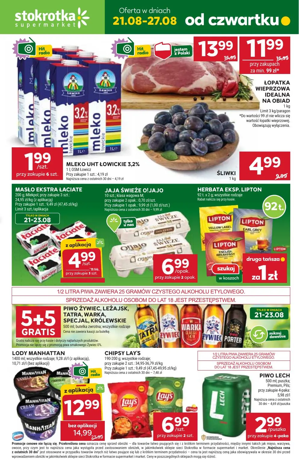 gazetka promocyjna Stokrotka Supermarket Od czwartku - Strona 1
