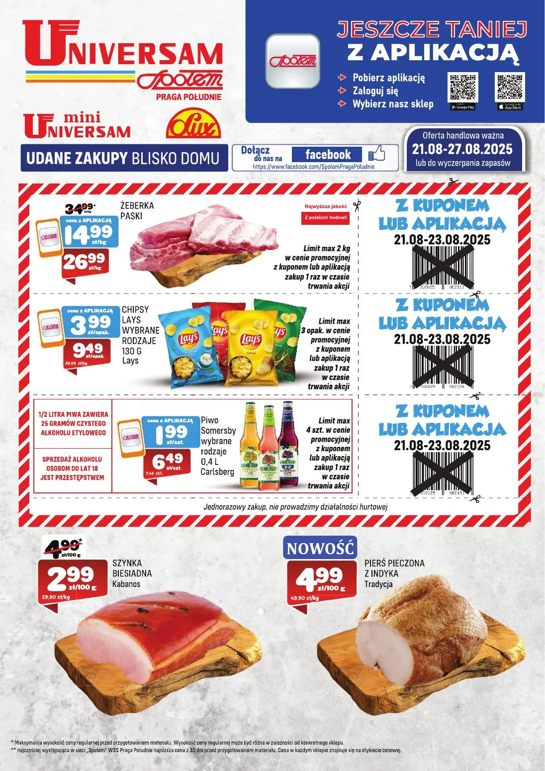 gazetka promocyjna Społem Praga Udane zakupy blisko domu - Strona 1