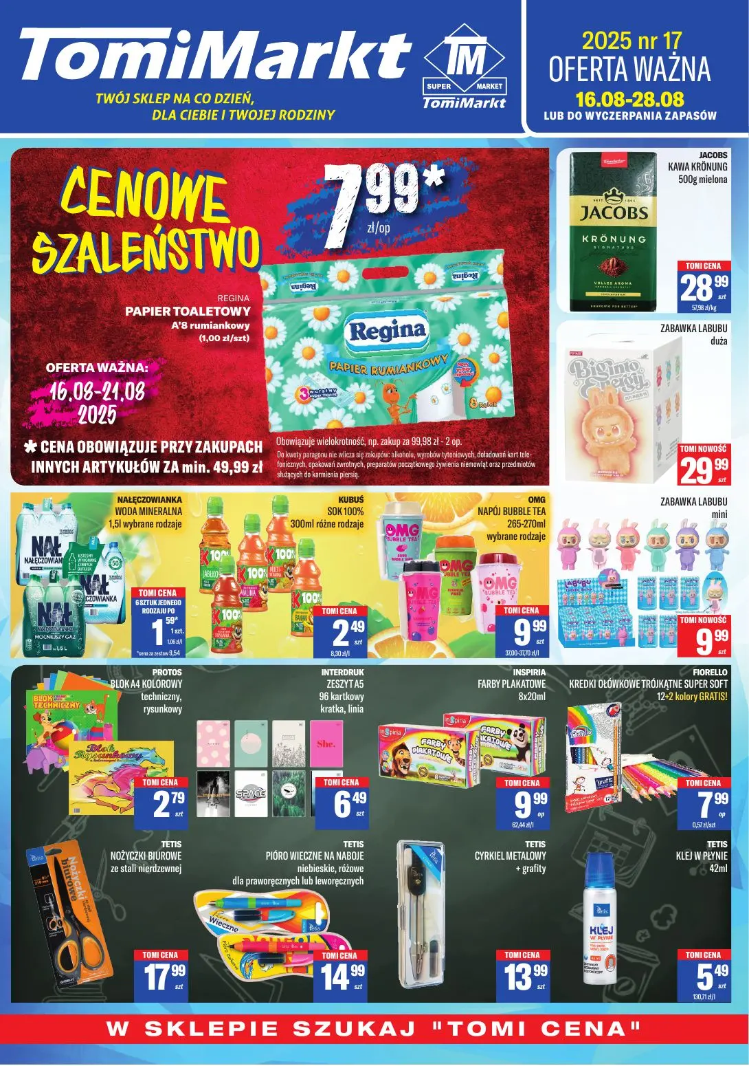 gazetka promocyjna Tomi Markt Twój sklep na co dzień - Strona 1