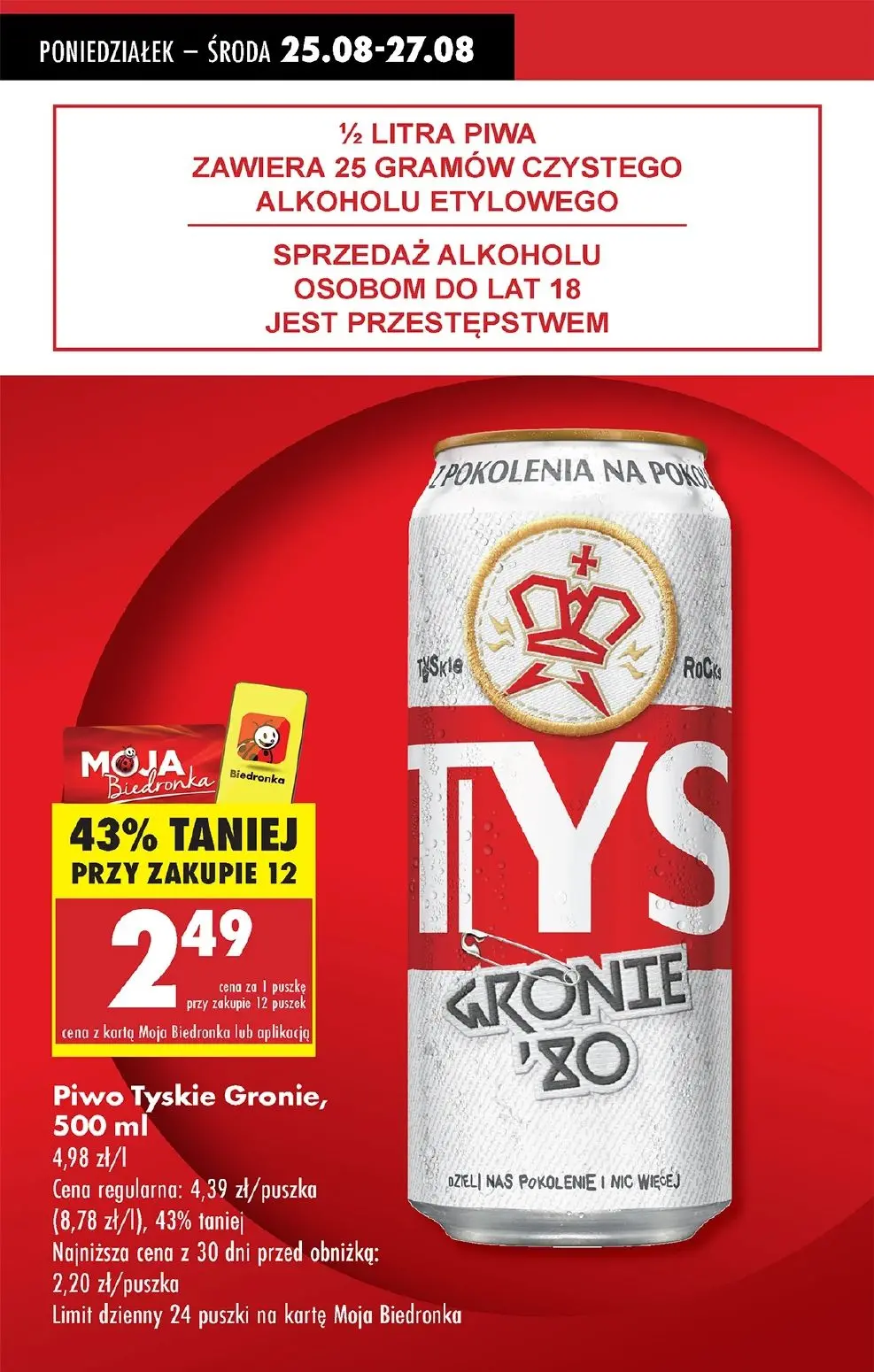 gazetka promocyjna Biedronka Od poniedziałku - Strona 16