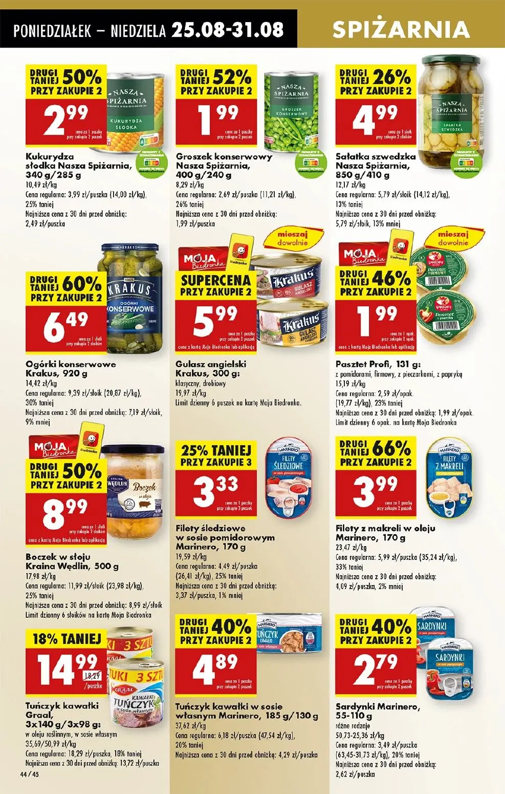 gazetka promocyjna Biedronka Od poniedziałku - Strona 56