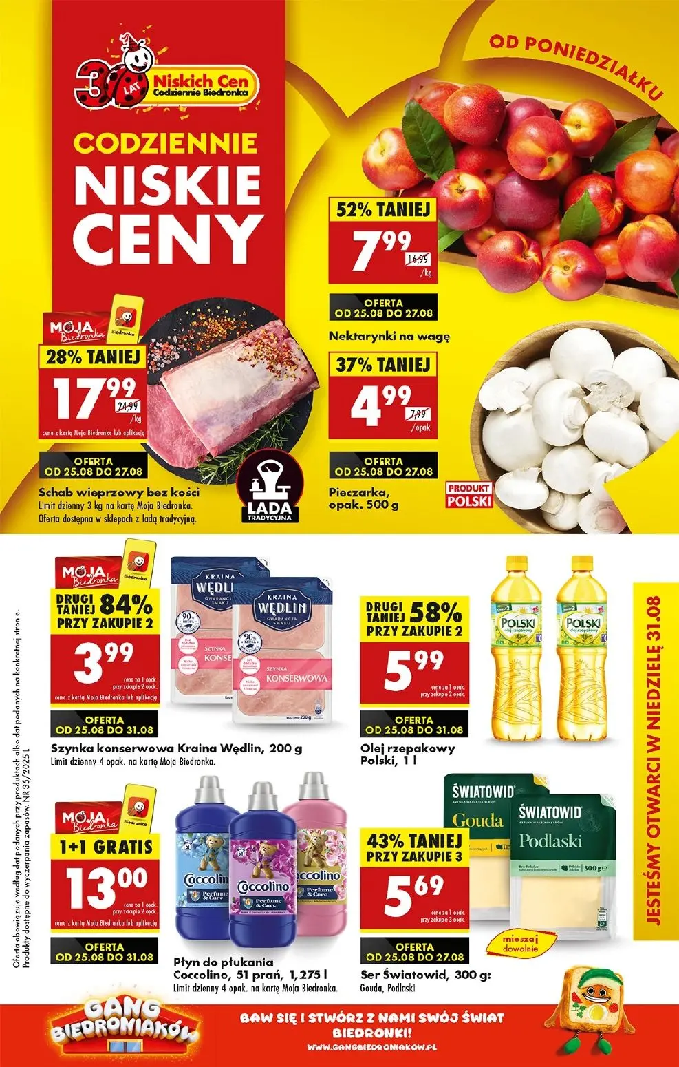 gazetka promocyjna Biedronka Lada tradycyjna. Od poniedziałku - Strona 1