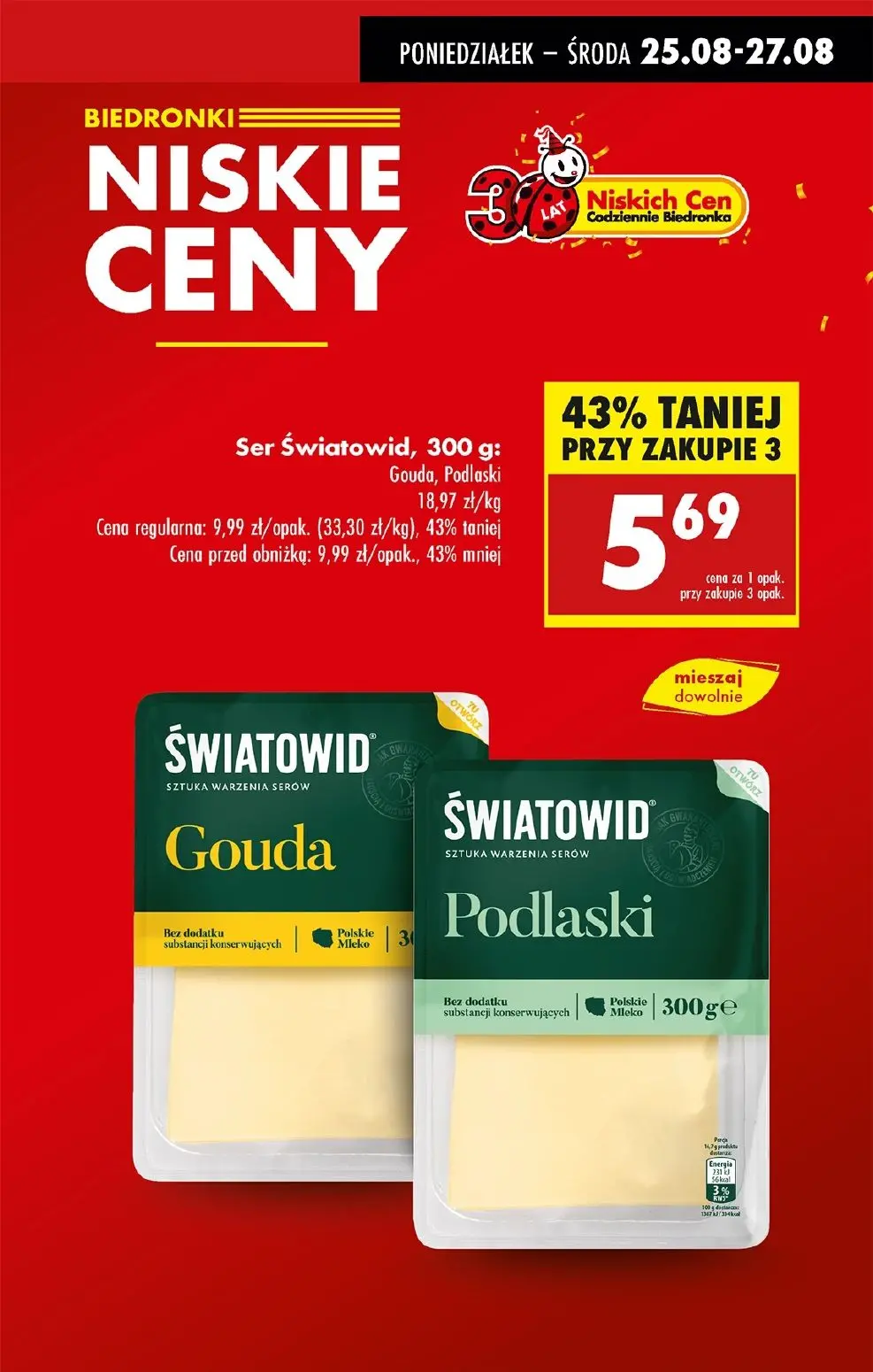 gazetka promocyjna Biedronka Lada tradycyjna. Od poniedziałku - Strona 3