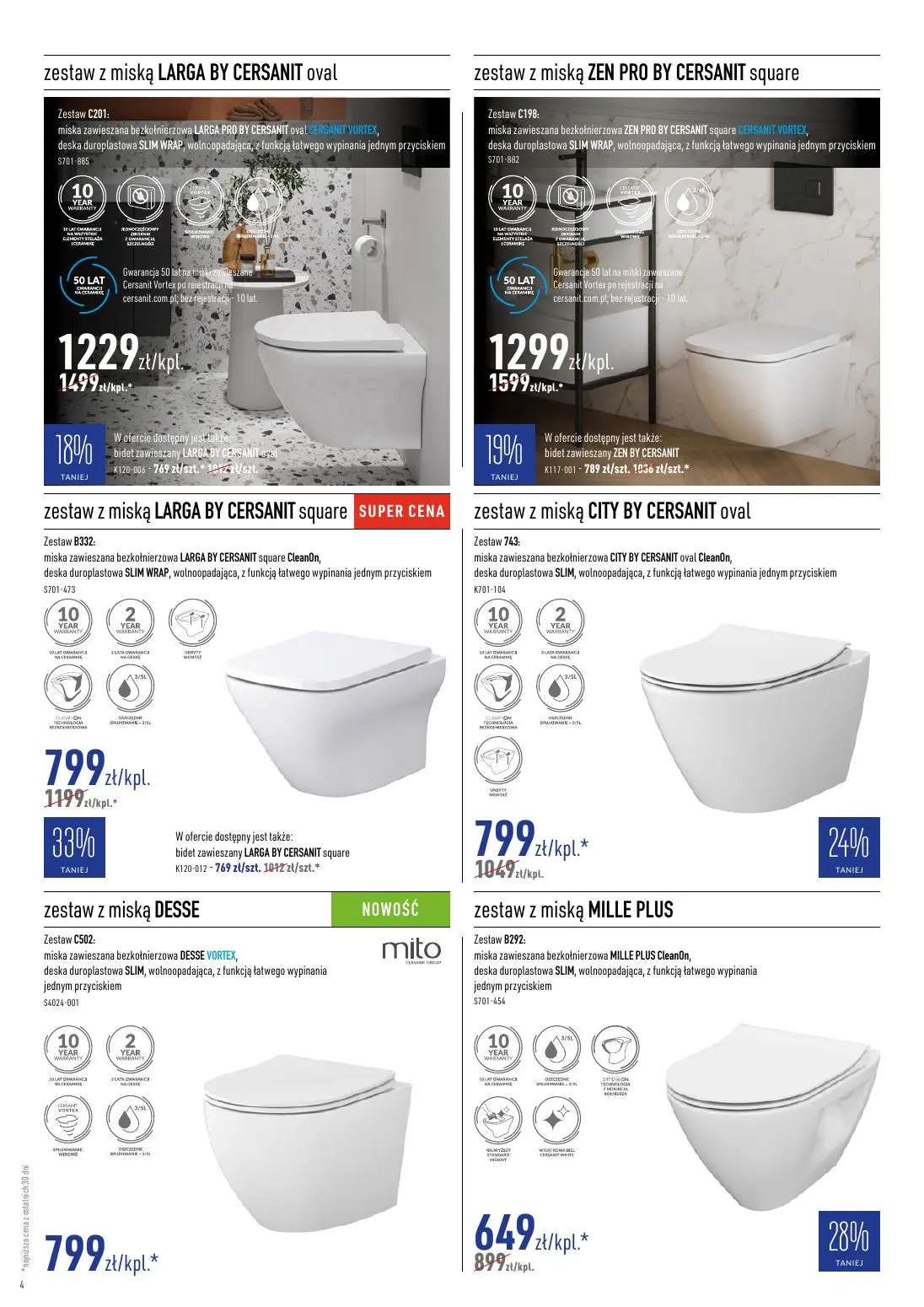 gazetka promocyjna Cersanit Moc promocji - Strona 4