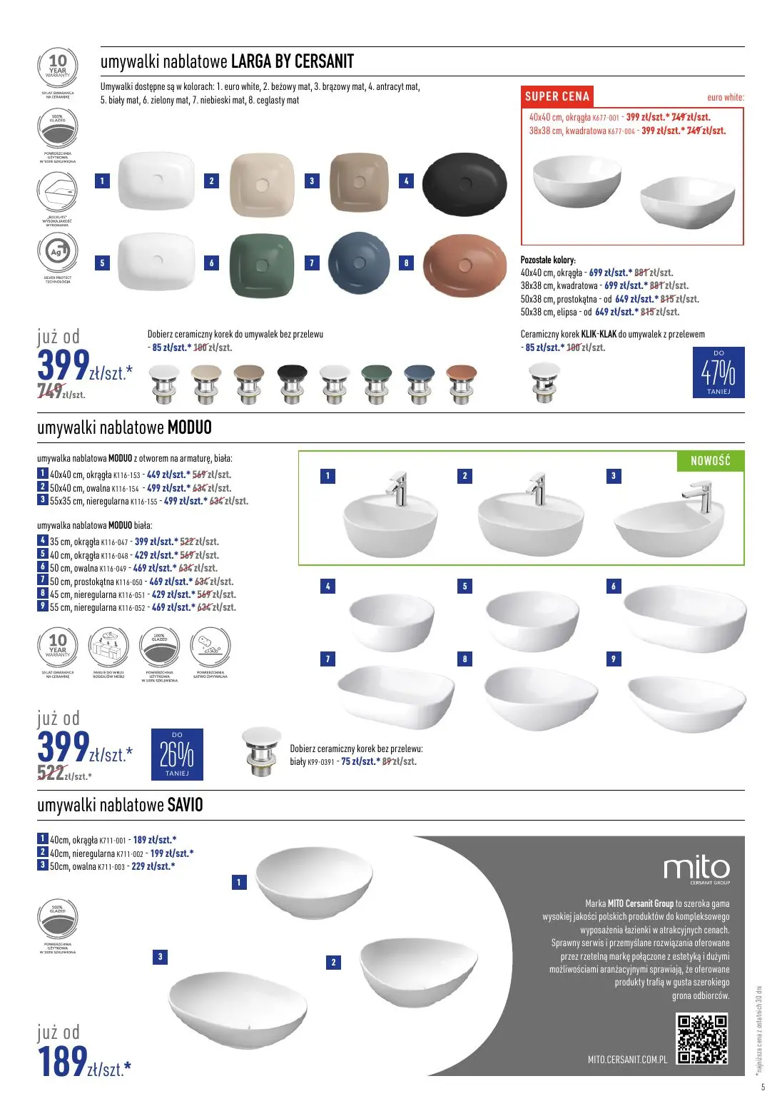 gazetka promocyjna Cersanit Moc promocji - Strona 5